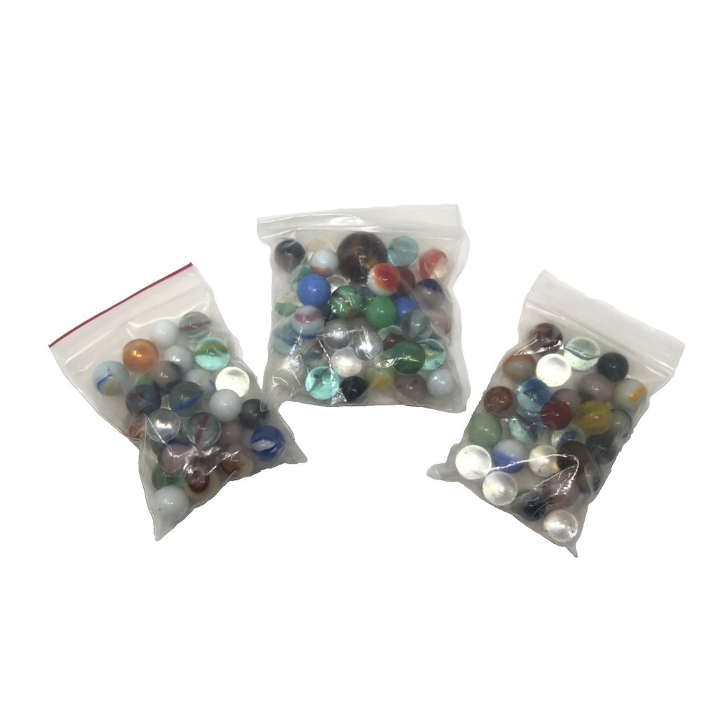 Marble Lot‎ Multicolored Glass Play Games Toys